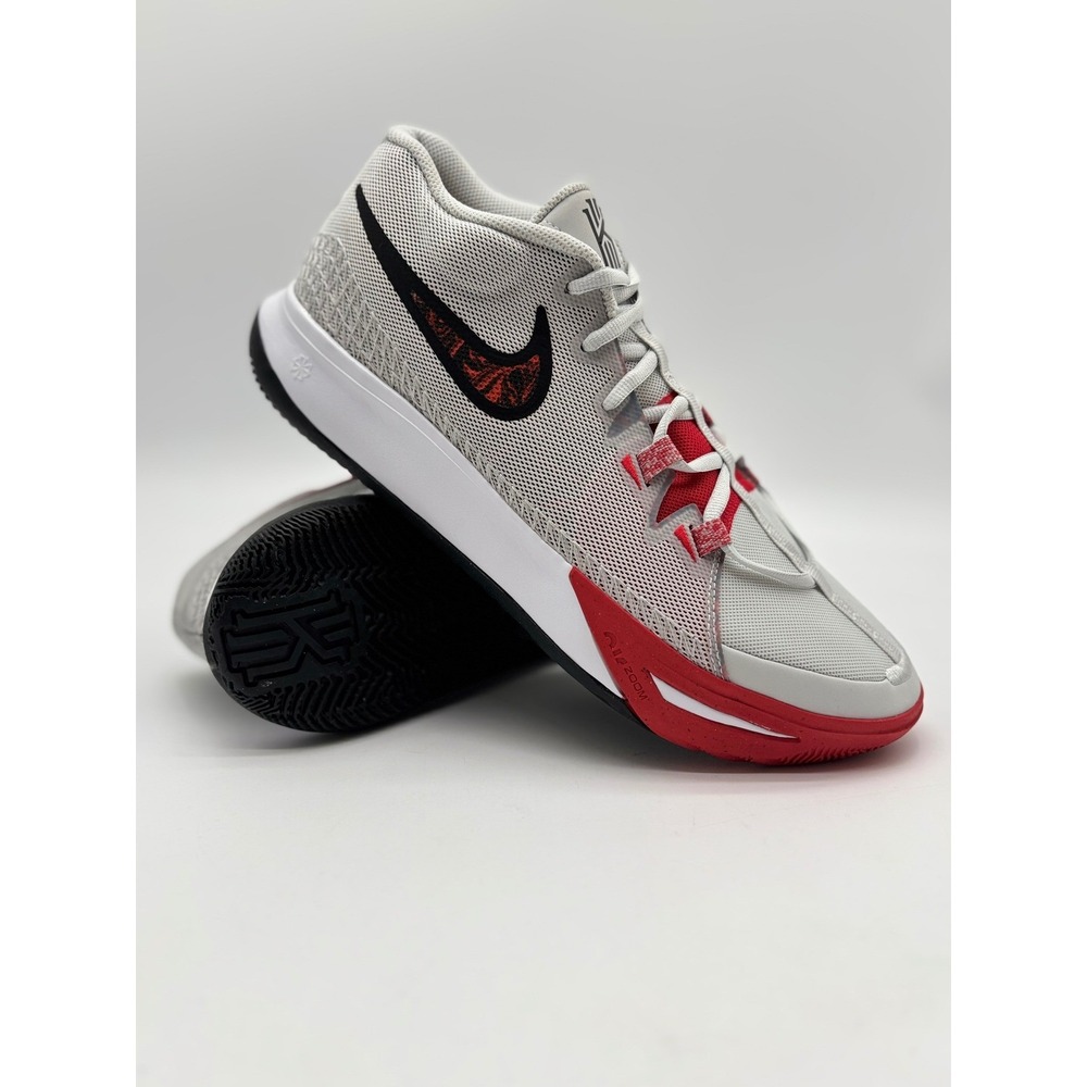 Nike KyrieFlytrap6 Mens12Wolf Grey University Red Basketball Shoes*New/No Box*